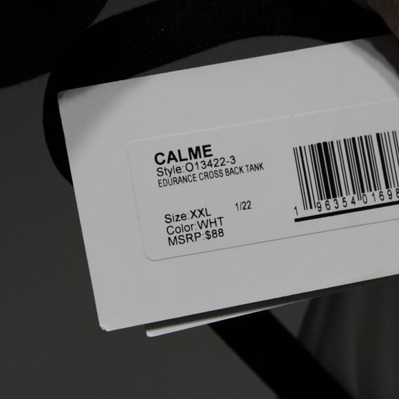 Johnny Was Calme Endurance Cross Back Tank Top with Shelf Support - Picture 7 of 7